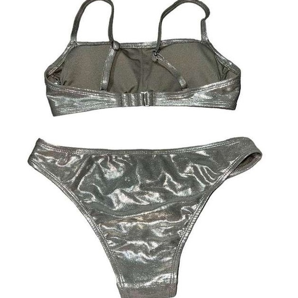 Metallic Bikini Set Swimwear - Picture 8 of 8